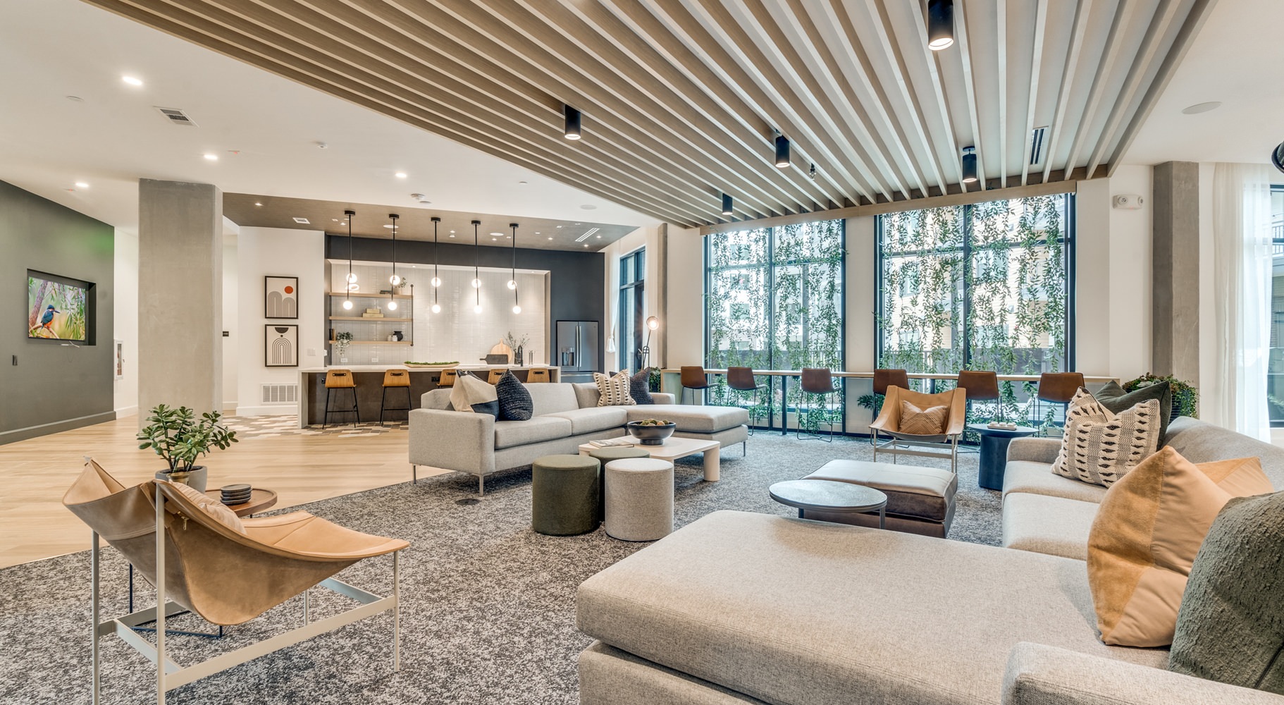 Clubroom Beautiful clubroom with lounge seating