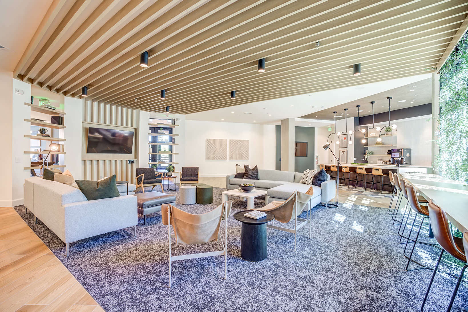 Clubhouse spacious clubhouse with social spaces
